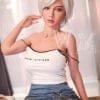 WM Amazing Japanese Sex Doll 170cm D Cup - Silver-haired Sandra